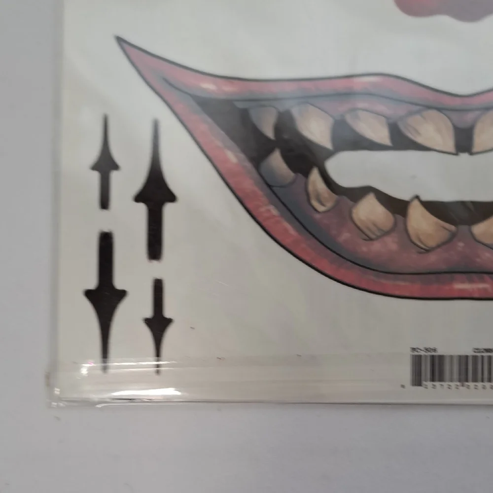 Clown Face Temporary Tattoo Kit